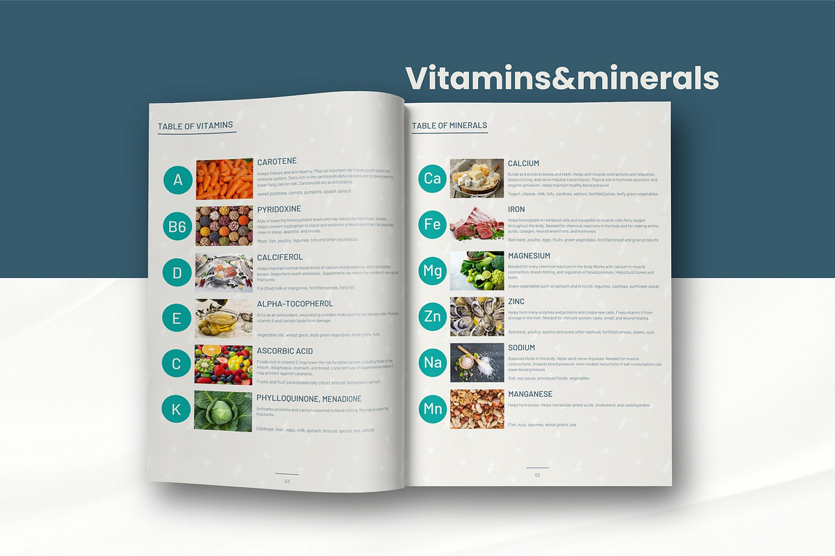 Healthy lifestyle workbook template, a Magazine Template by Handy Template (Photo 18 of 24)