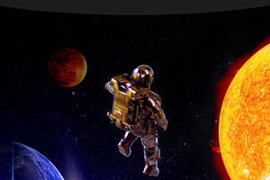 3D Mockup Space Astronaut 21