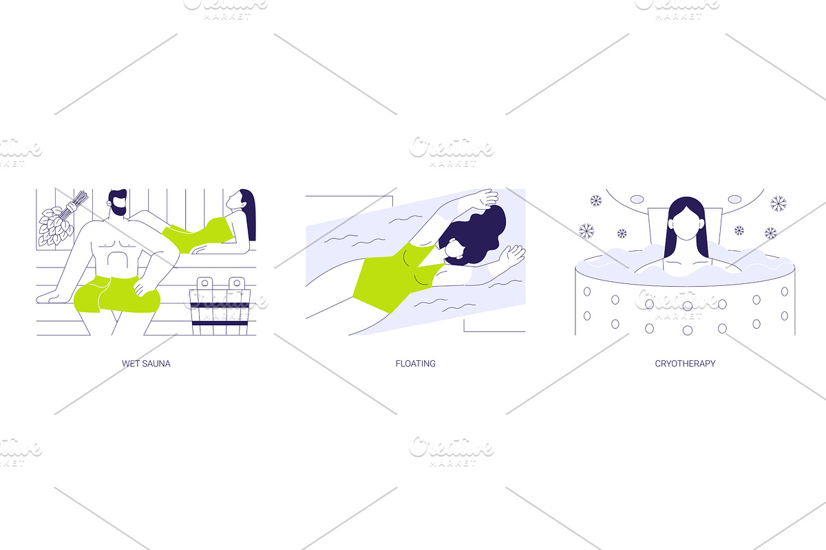 Spa rituals isolated cartoon vector, a Person Illustration by Visual Generation