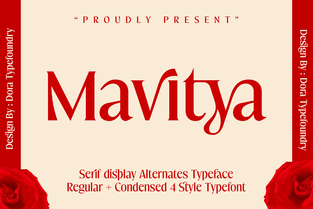 Mavitya, a Serif Font by Dora Typefoundry (Photo 1 of 12)