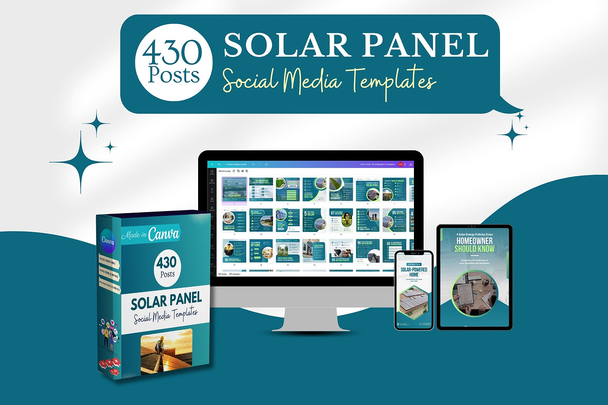 430 Solar Panel - Canva Templates, a Social Media Template by Viral Content Design (Photo 16 of 16)