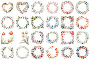 Whimsy Folk Art Botanic Frame Clipar, an Illustration by designcity5 (Thumbnail 2 of 5)