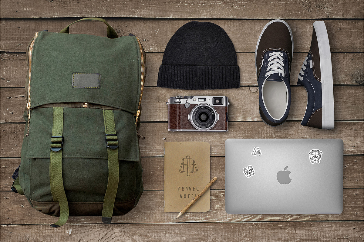 TRAVEL ICONS COLLECTION, an Outline Icon by Luna Dreams (Photo 8 of 8)