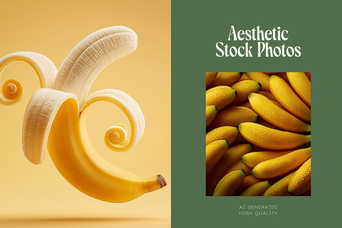 35 Editorial Banana Stock Photos, a Food Illustration by Incomelion (Photo 10 of 13)