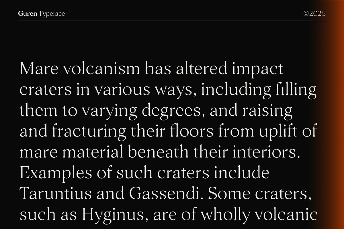 Guren - 16 Fonts, a Serif Font by Nasir Udin (Photo 18 of 21)