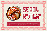 Bojagi - Korean Style Typeface Font, a Font by Flawless And Co (Thumbnail 2 of 10)
