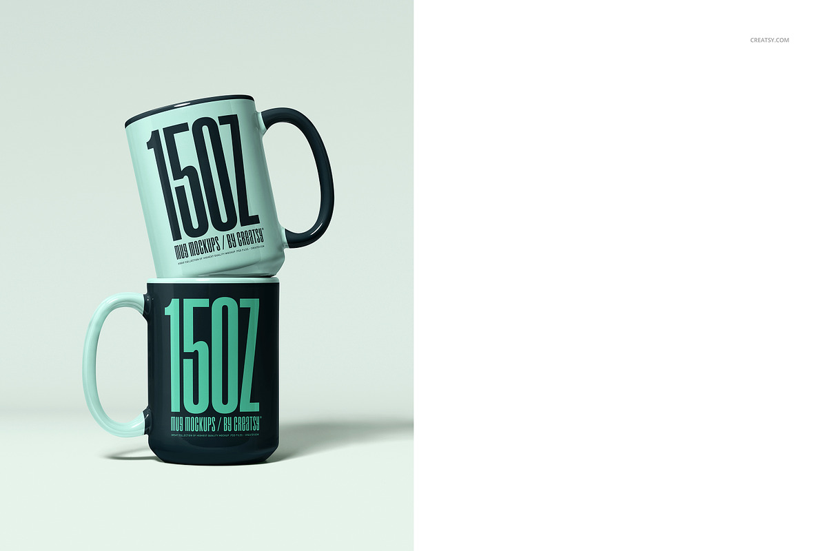 Mug Mockup Set 15oz Many Views, a Merchandise Mockup by creatsy5 (Photo 19 of 33)