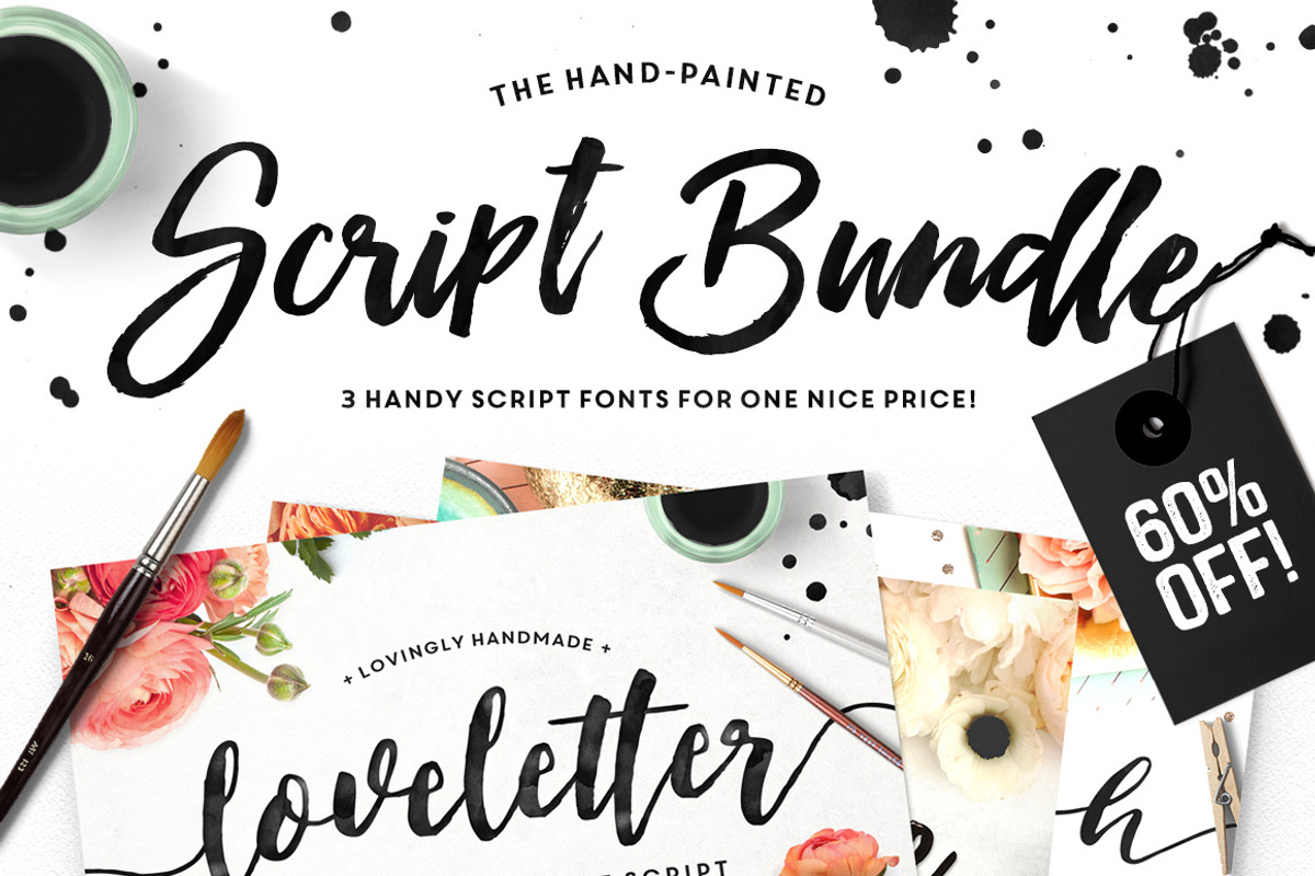 The Brush Script Bundle • 60% OFF