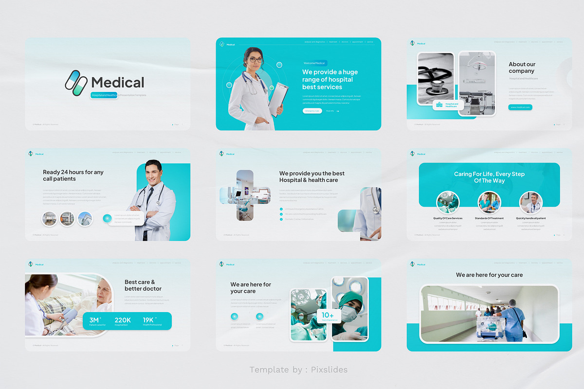 Hospital and Health Care Keynote, a Presentation Template by Pixslides (Photo 3 of 7)