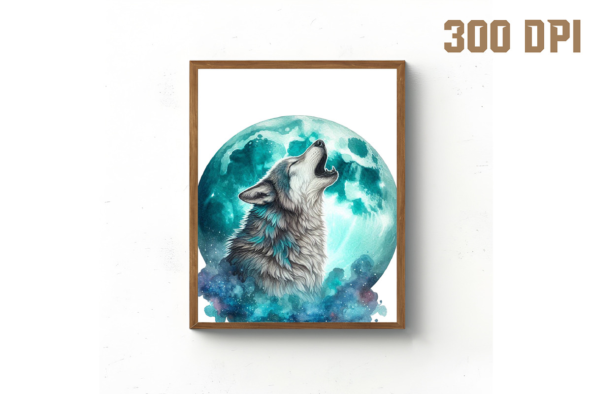 Mystical Moon Sublimation Clipart Bu, an Illustration by Libby Wishes (Photo 7 of 10)