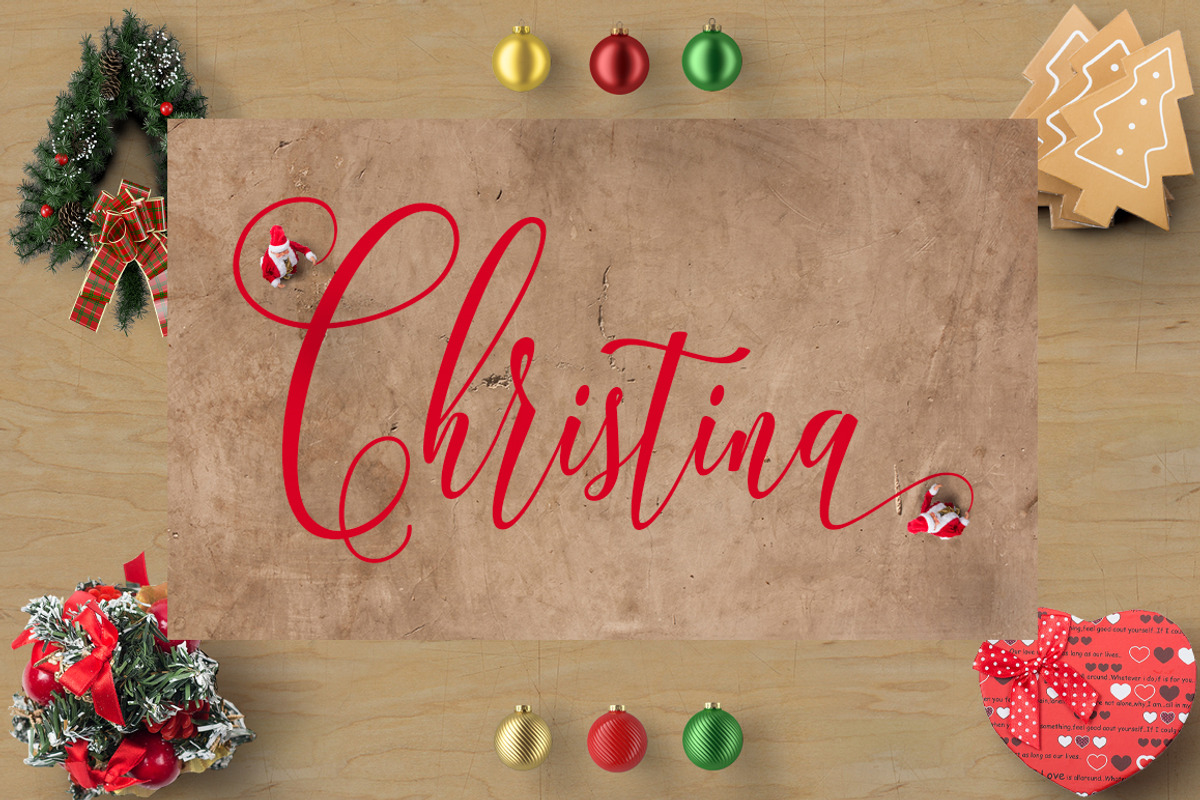 Christina, a Script Font by StudioRz (Photo 1 of 5)