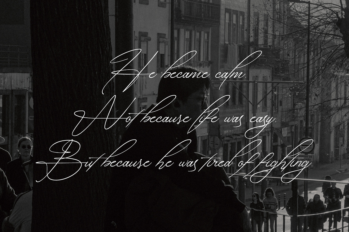 Amorate Signature - Script Font, a Script Font by Lettermine (Photo 5 of 10)