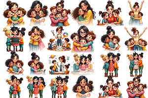 Teacher and Students Clipart Bundle, a Graphic by Design Forest