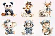 Nautical Clipart, Baby Sailor Clipar, an Illustration by CreationArt (Thumbnail 4 of 9)