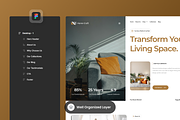 Home Craft - Furniture Landing Page, a Landing Page Template by SLAB! Design (Thumbnail 2 of 4)