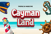 Cayman Land - Oceana Gaming Font, a Sans Serif Font by Modestype Studio (Thumbnail 1 of 11)