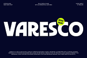 Varesco - Heavy Bold Sans Serif Font, a Sans Serif Font by Say Studio (Thumbnail 1 of 10)