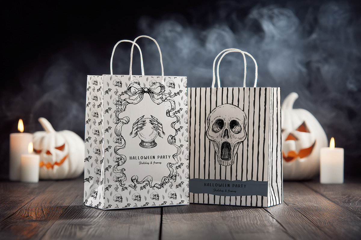 Halloween Party. Sketch Collection, a Seasonal Illustration by Polli Deeva (Photo 6 of 13)