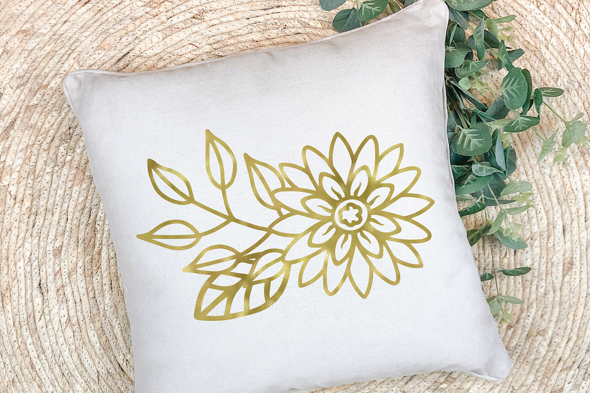 Floral Bouquet SVG Bundle, an Illustration by OldMarket Designs (Photo 2 of 8)