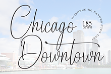 Chicago Downtown | Script Font