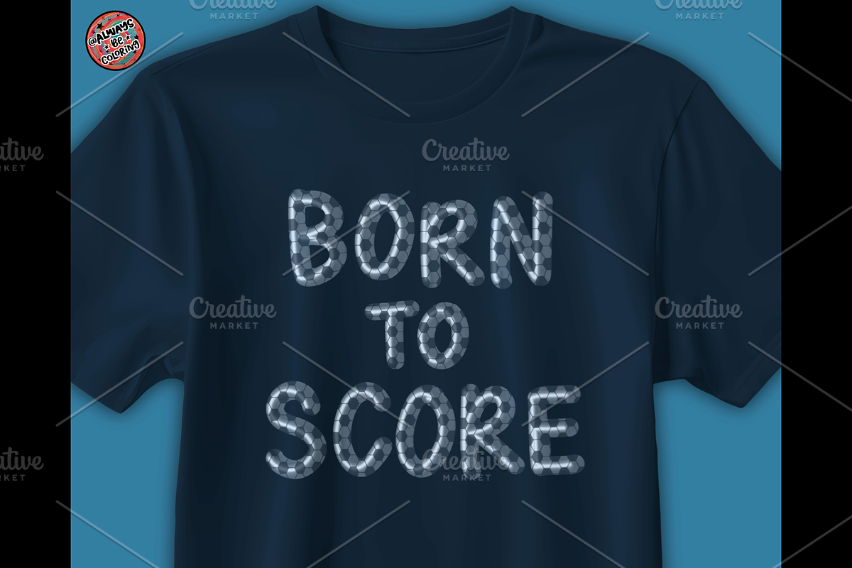 Procreate 3D Soccer Lettering Set, a Brush Add-On by AlwaysBeColoring (Photo 2 of 14)