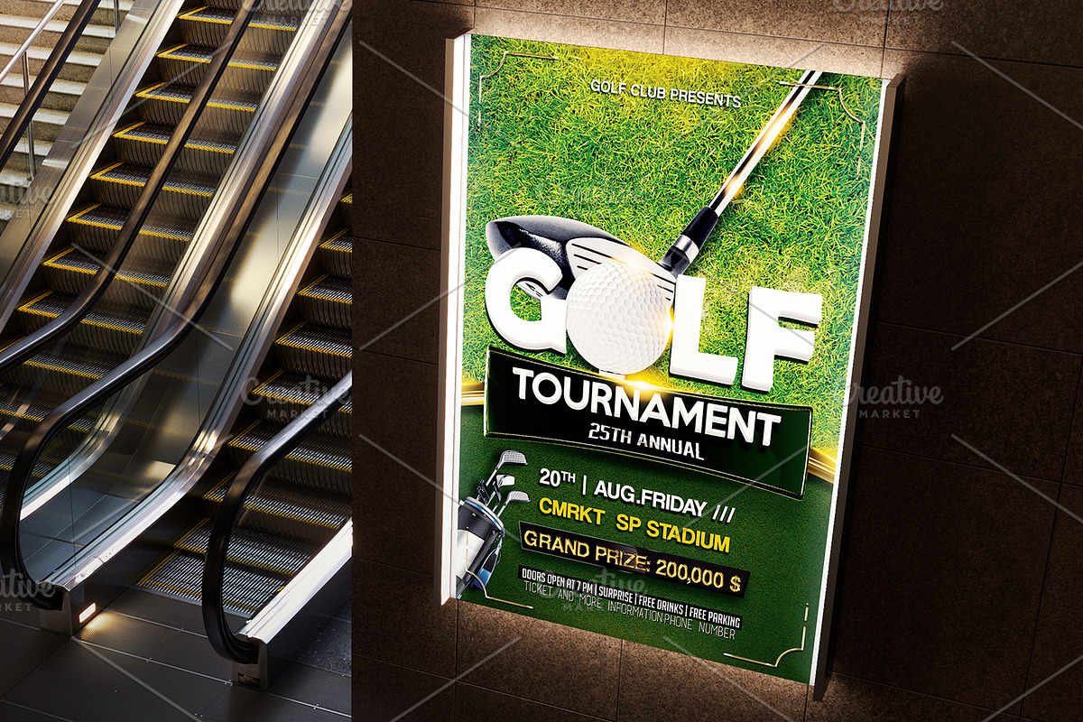 Golf Flyer Bundle, a Flyer Template by Basez Flyers (Photo 2 of 11)