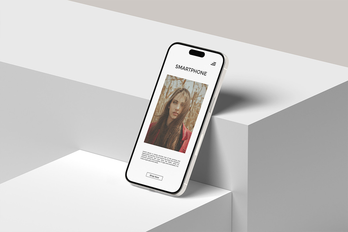 iPhone 15 Pro Max Mockup, an iPhone Mockup by graphicpages (Photo 3 of 11)
