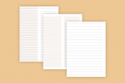 Printable Notes Paper Template, a Stationery Template by MNT-Creator (Thumbnail 5 of 10)