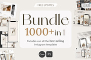 BUNDLE Instagram 1000+, a Social Media Template by Simple có (Thumbnail 1 of 29)