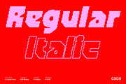CS Ablaze Pixel, a Sans Serif Font by Craft Supply Co. (Thumbnail 4 of 8)