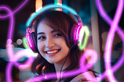 Neon brush procreate 40 brushes, a Brush Add-On by Elenbushe (Thumbnail 5 of 5)