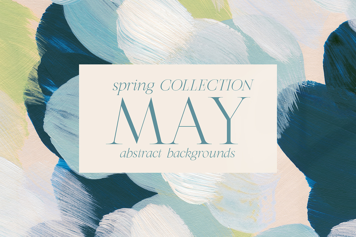 May - Painted Abstract Backgrounds, a Texture Graphic by Basia Stryjecka (Photo 1 of 14)