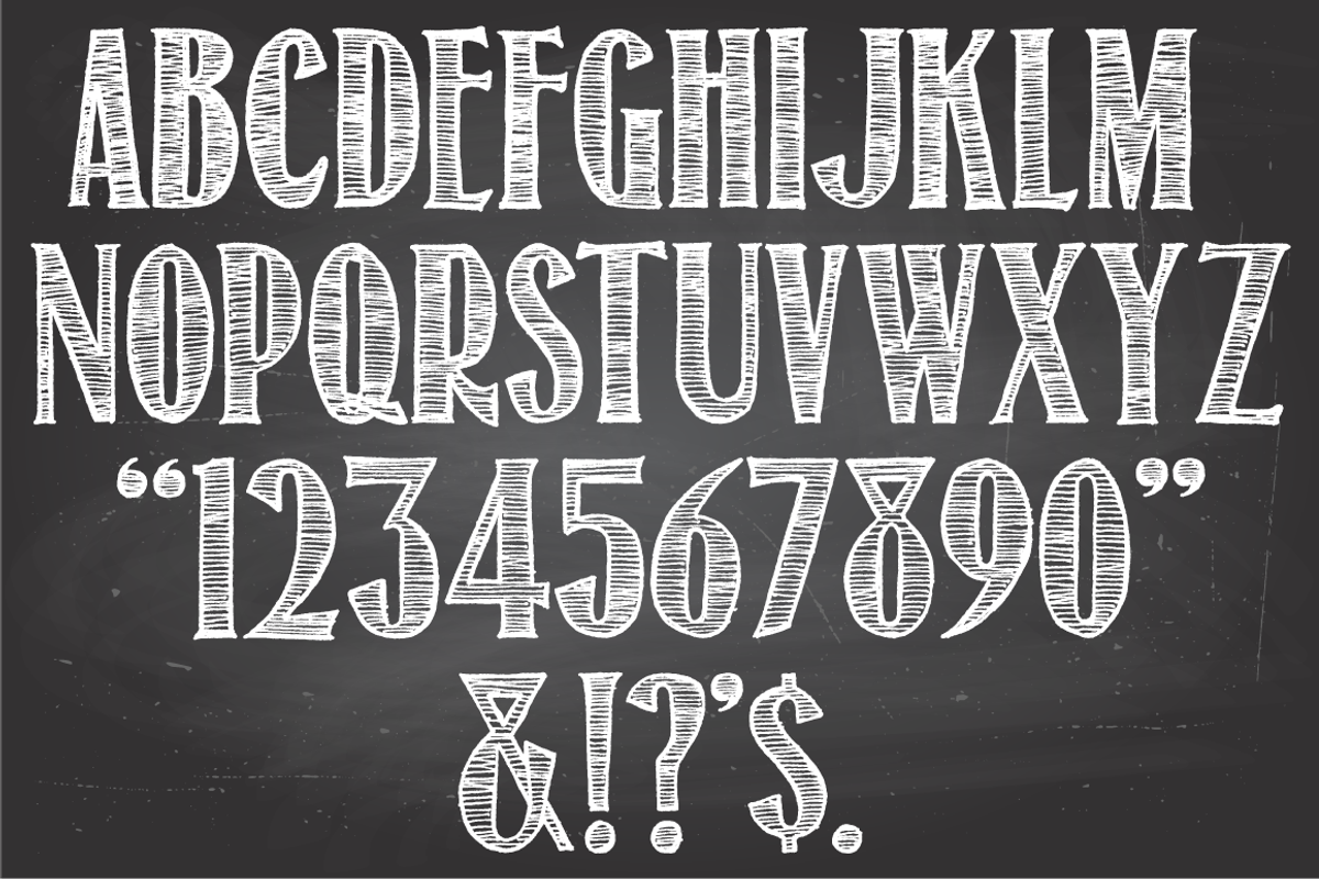 Return To Sender Font preview 3
