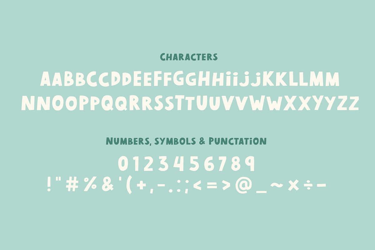 Choco Chip | Handwritten Font, a Font by Faber Co. (Photo 3 of 6)