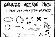 Hand Drawn Grunge Vector Pack, a Graphic by Brent Galloway (Thumbnail 1 of 2)