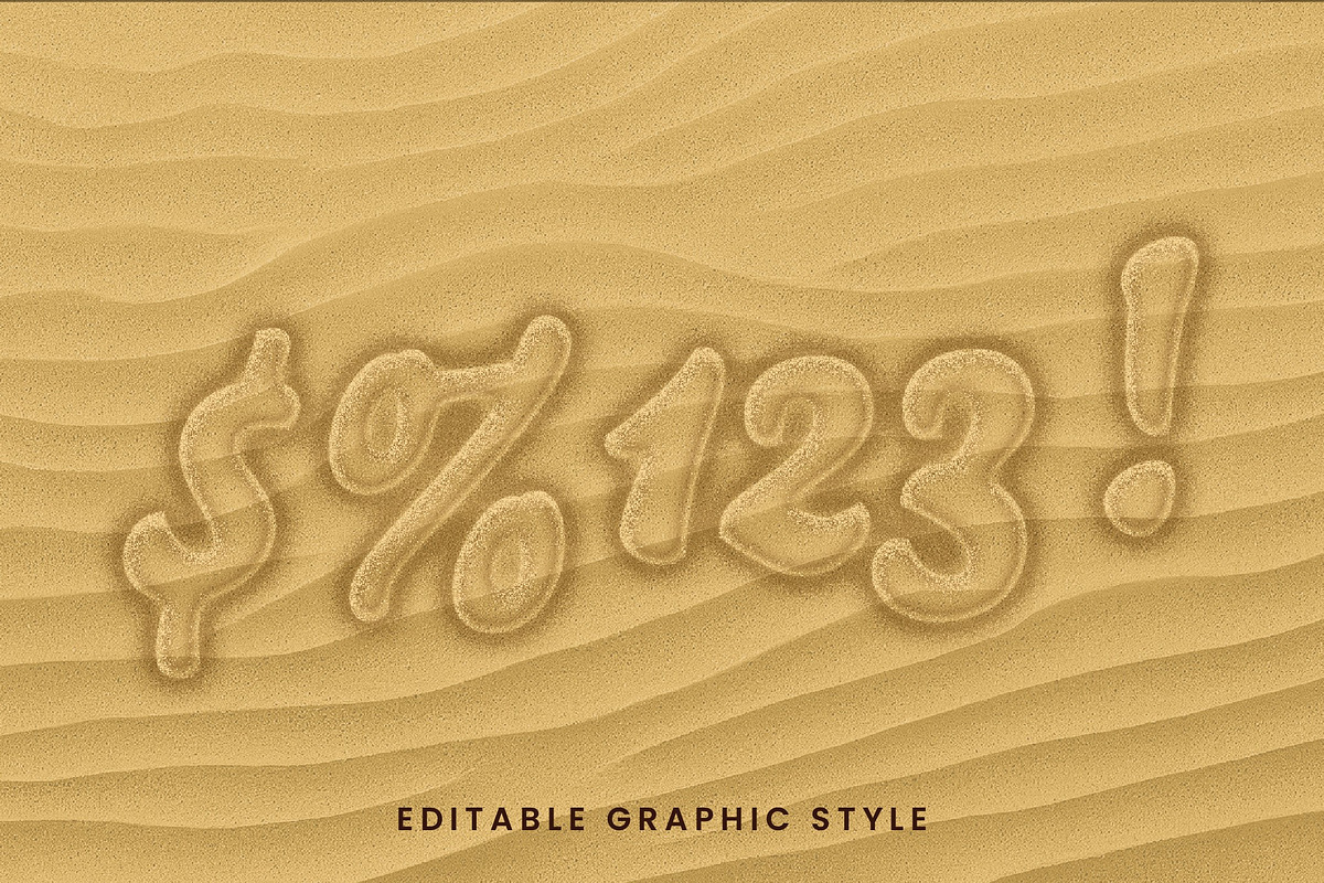 Wavy Sand Script Text Effect, a Templates & Theme by studiogstock (Photo 2 of 2)