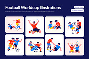 Football World Cup Bundle, a Sport Illustration by Brickclay (Thumbnail 1 of 12)