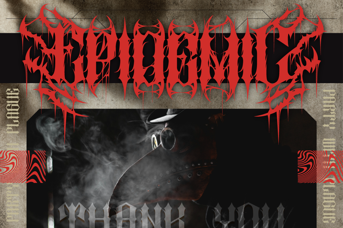 Argan, a Blackletter Font by Burntilldead (Photo 13 of 13)