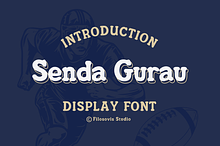 Senda Gurau | Display Font