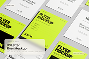US Letter Flyer Mockup, an Advertising Mockup by Toasin Studio (Thumbnail 1 of 7)