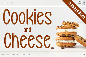 Cookies and Cheese | handwritten