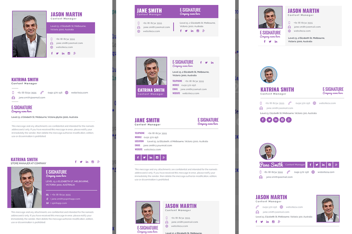 R35 HTML Responsive E-Signature, an Email Template by QuickArtisan (Photo 21 of 27)