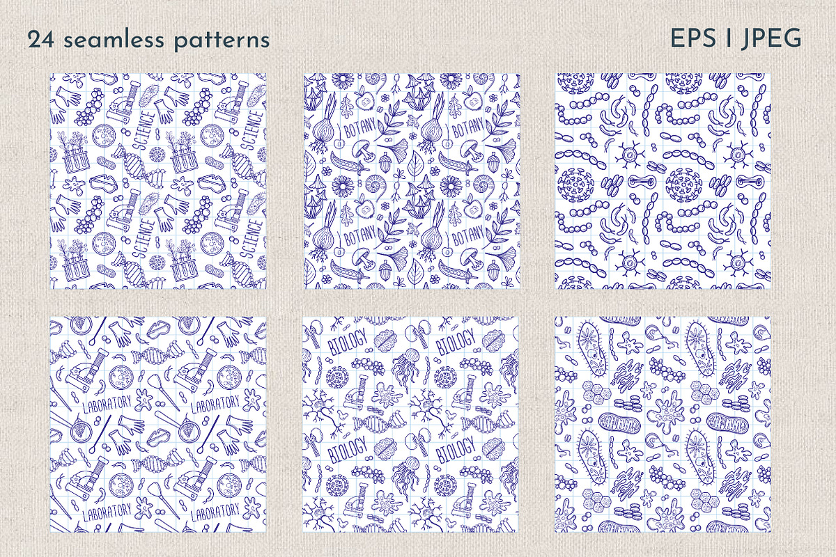 Hand Drawn Doodle Biology Clipart, an Object Graphic by KathrineWatercolor (Photo 9 of 10)