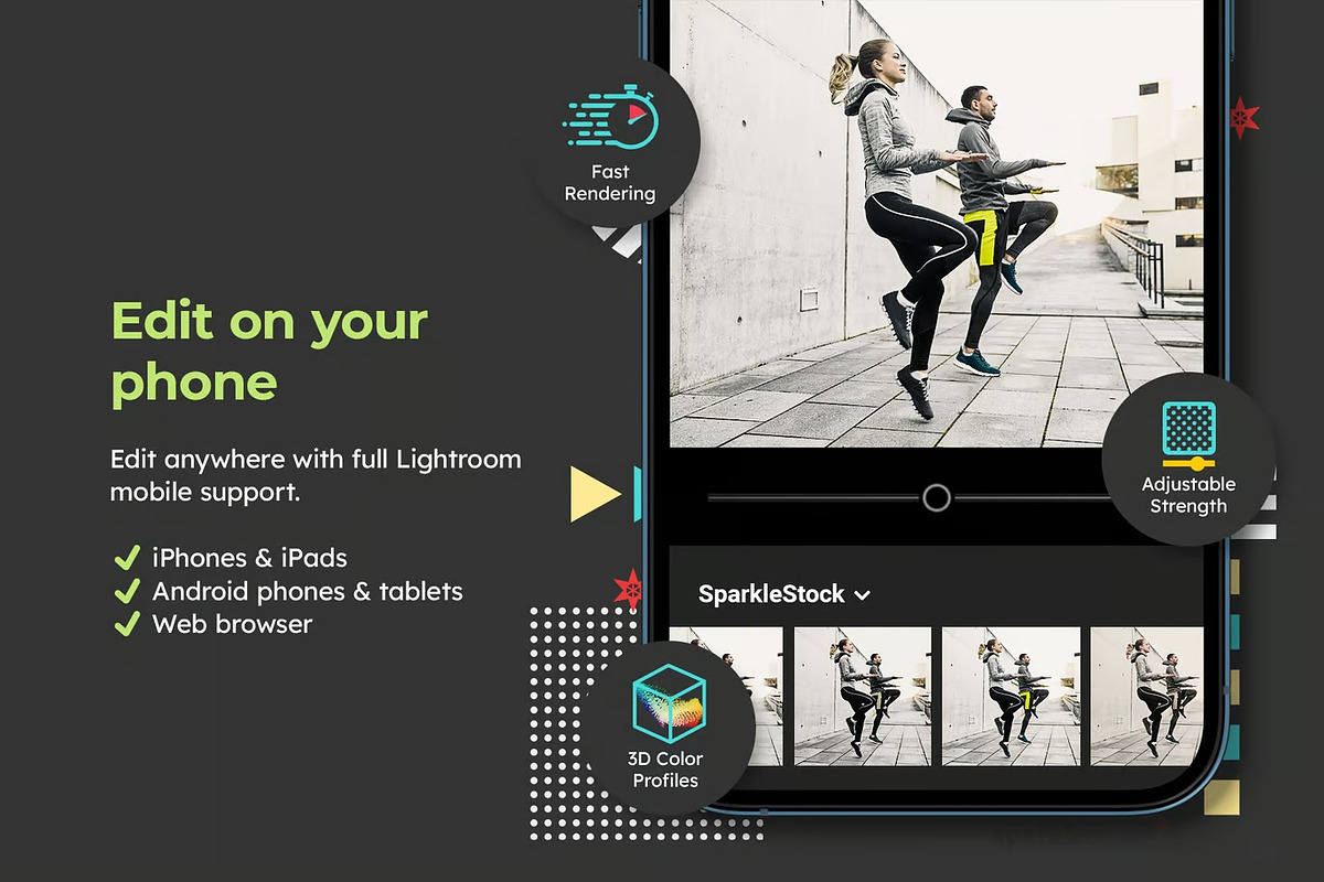 25 Athletic Lightroom Presets & LUTs, a Preset Add-On by Hubzway (Photo 2 of 10)