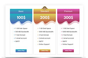 Pricing Table, an UI Kit Template by ARP Creation (Thumbnail 1 of 3)