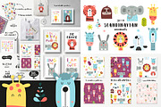 Big Kids Bundle Graphic & Patterns, an Animal Illustration by Nursery Art (Thumbnail 2 of 15)