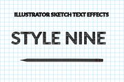 Illustrator Sketch Text Effects, a Layer Style Add-On by Carlos Fernando (Thumbnail 14 of 15)