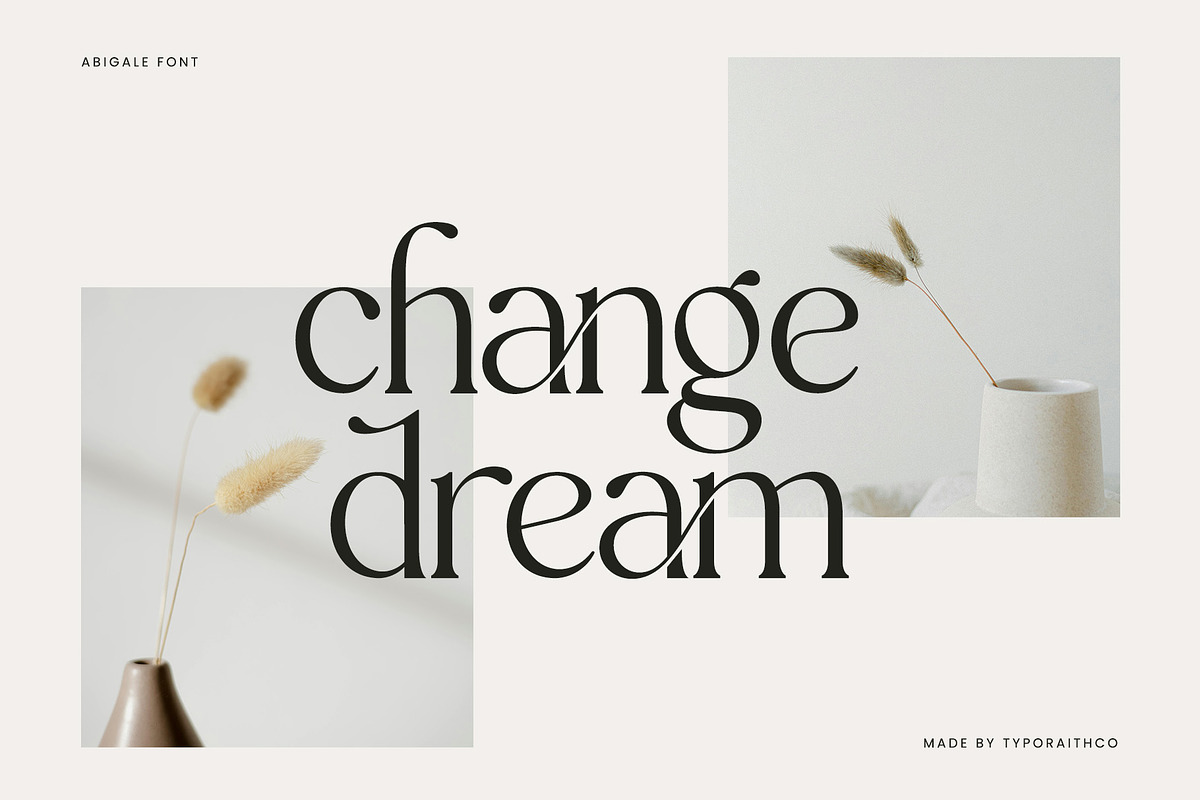 Abigale | Modern Serif Font, a Serif Font by Typoraith Co (Photo 4 of 12)