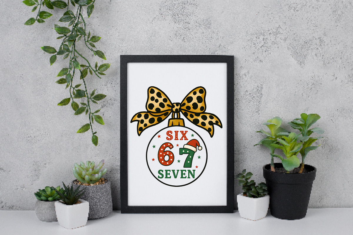 Christmas Six Seven PNG, an Illustration by Daily.Designs (Photo 4 of 5)