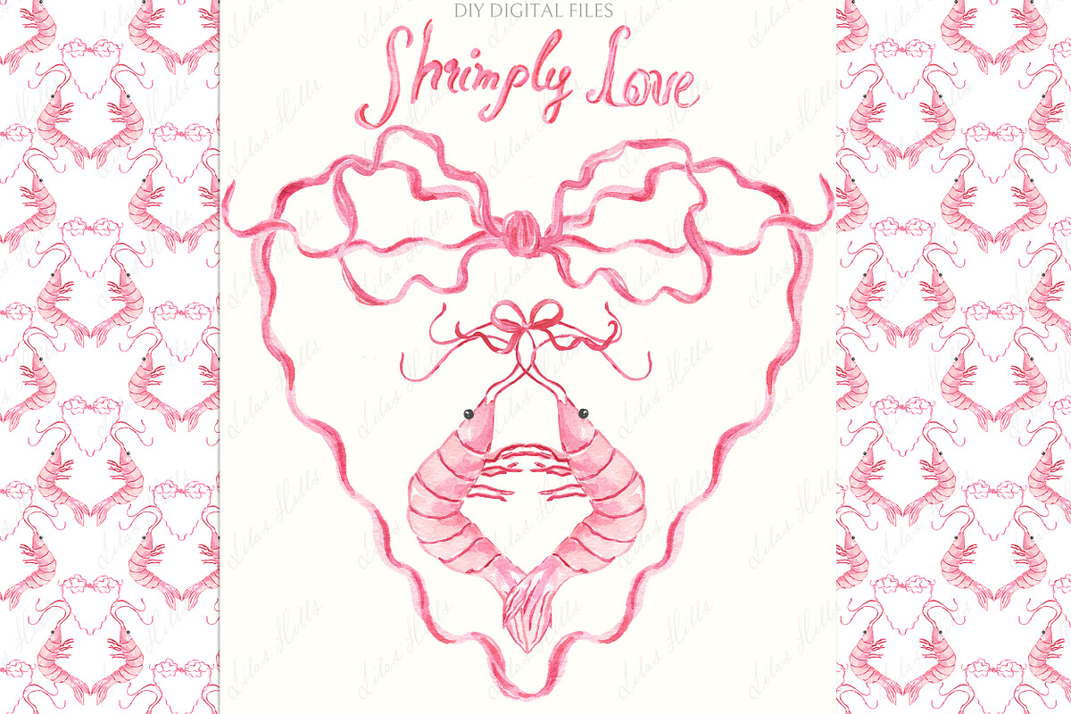 Schrimply Love Valentine's Heart, a Graphic by LABFcreations (Photo 4 of 4)